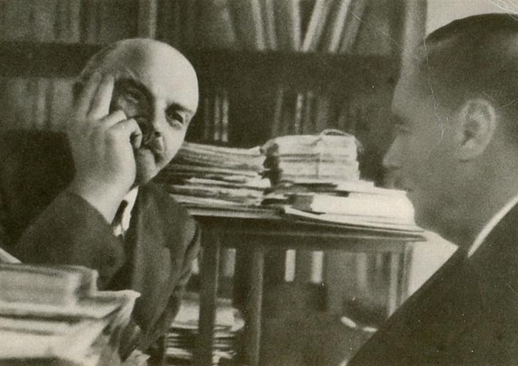 Ленин беседует с Гербертом Уэллсом