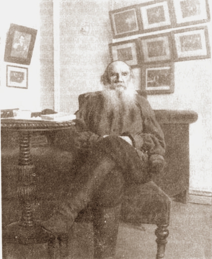 Мережковские заезжают в Ясную Поляну