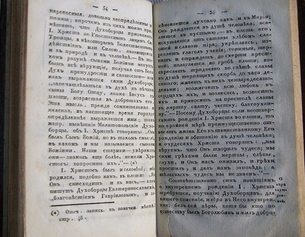 Мне наилучшим показалось старое магистерское исследование Ореста Новицкого "о духоборцах"
