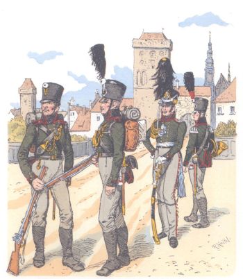 Пруссия. Силезский стрелковый батальон (1809-14)