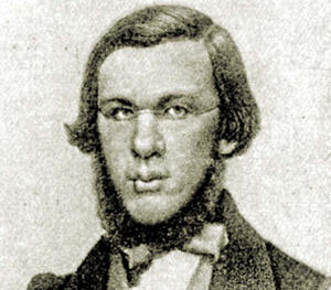 Хоронили Николая Александровича Добролюбова, автора критических статей в "Современнике"